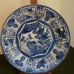 Antiek Chinees kraakporselein bord