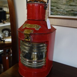 Antieke scheepslamp