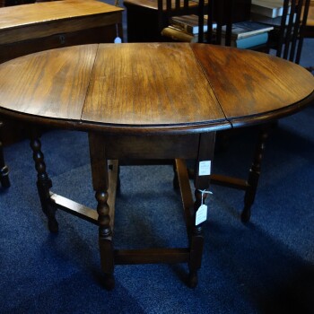 Engelse lage gateleg tafel, DSC04278