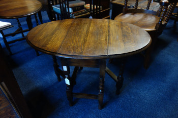 Engelse lage gateleg tafel - DSC04279.JPG
