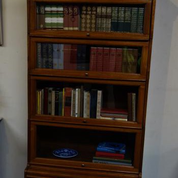 Engelse Boekenkast naar model Globe Wernicke, DSC04569