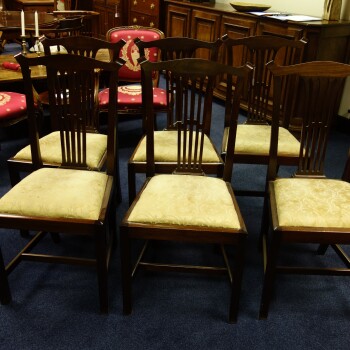 set van 6 Engelse stoelen, MR2082
