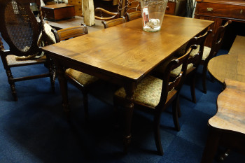 Franse Countrytafel met lade en uitschuifblad - MR2977.JPG