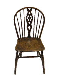 Wheel-back stoel, MR3052