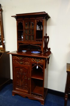 Jugendstil vitrinekast - MR3943.JPG