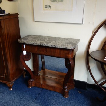 Hollandse "trumeaux" wandtafel, Antieke Hollandse trumeaux wandtafel