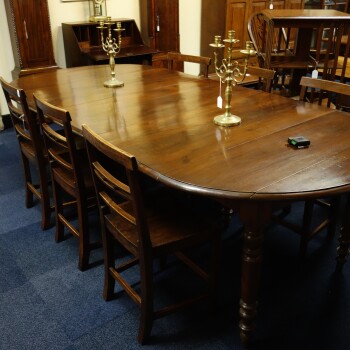 Franse coulissetafel, Antiek Franse coulissetafel