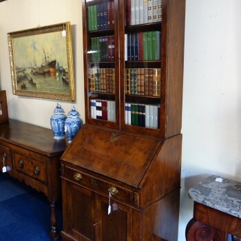 Engelse bureau-/ boekenkast, MR4111 1a