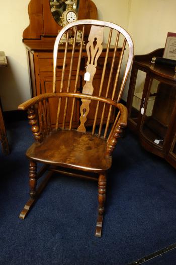 Engelse Windsor schommelstoel, DSC04381