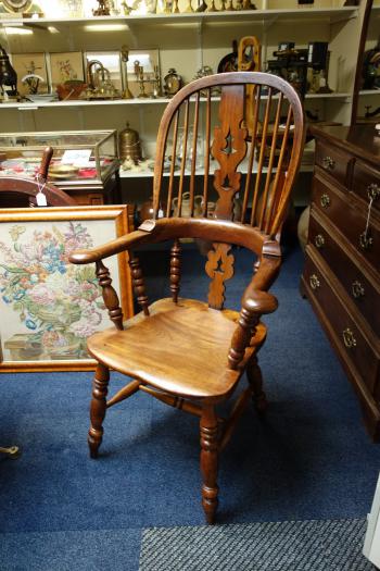 Engelse "Windsor" stoel, Antieke Engelse Windsor stoel